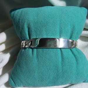 Tiffany & Co. Sterling Silver Cuban Link ID Bracelet